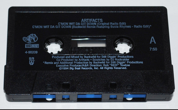 Artifacts "C'mon Wit Da Git Down" (Single)-Cassette Tapes-UnDigable Digs