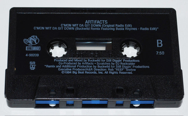 Artifacts "C'mon Wit Da Git Down" (Single)-Cassette Tapes-UnDigable Digs