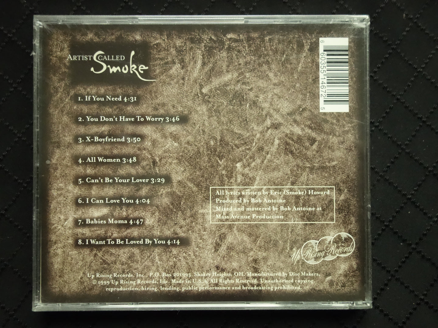 Artist Called Smoke "Artist Called Smoke" (CD)-CDs-UnDigable Digs