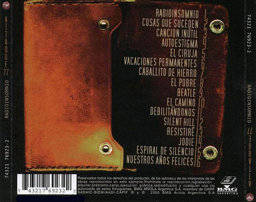 Attaque 77 "Radio Insomnio" (CD)-CDs-UnDigable Digs