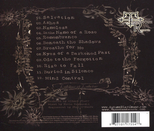 Autumn Black "Beneath The Shadows" (CD)-CDs-UnDigable Digs