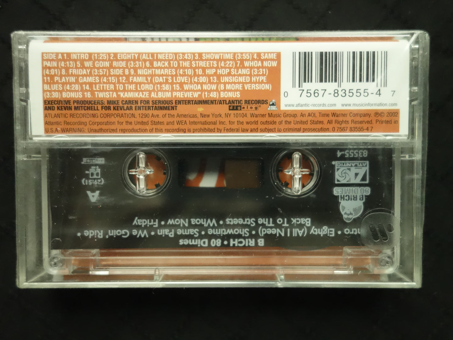 B Rich "80 Dimes"-Cassette Tapes-UnDigable Digs