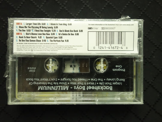 Backstreet Boys "Millennium"-Cassette Tapes-UnDigable Digs