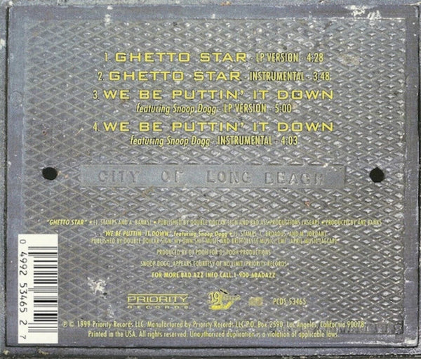 Bad Azz "Ghetto Star" (CD Single)-CDs-UnDigable Digs