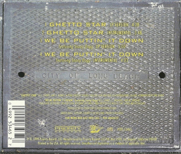 Bad Azz "Ghetto Star" (CD Single)-CDs-UnDigable Digs
