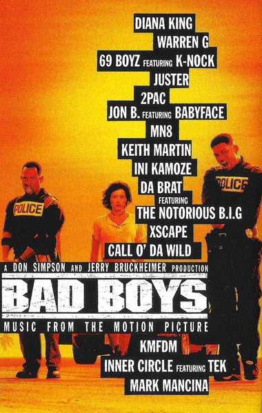 Bad Boys (Music From The Motion Picture)-Cassette Tapes-UnDigable Digs