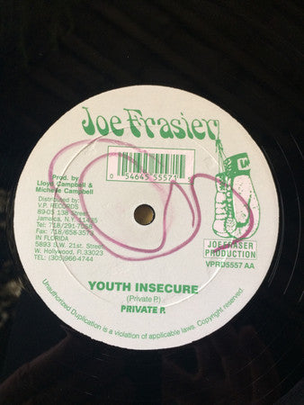 Bajja Jedd / Private P. "Love How Yuh A Gwaan / Youth Insecure" (12" Single)-Vinyl Records-UnDigable Digs