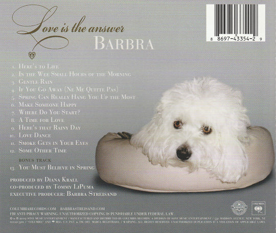 Barbra Streisand "Love Is The Answer" (CD)-CDs-UnDigable Digs
