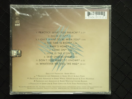 Barry White "The Icon Is Love" (CD)-CDs-UnDigable Digs