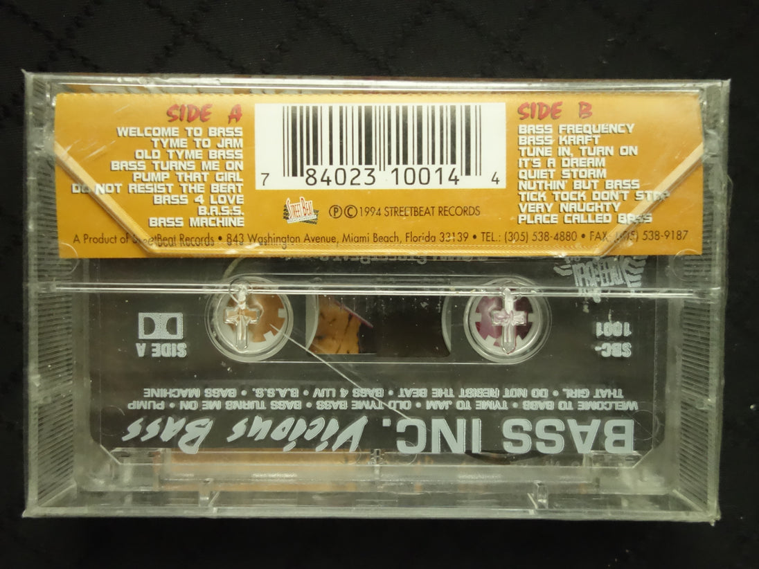 Bass Inc. "Vicious Bass"-Cassette Tapes-UnDigable Digs