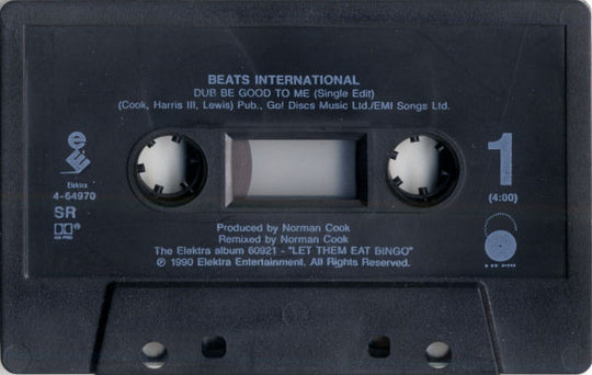 Beats International "Dub Be Good To Me" (Single)-Cassette Tapes-UnDigable Digs