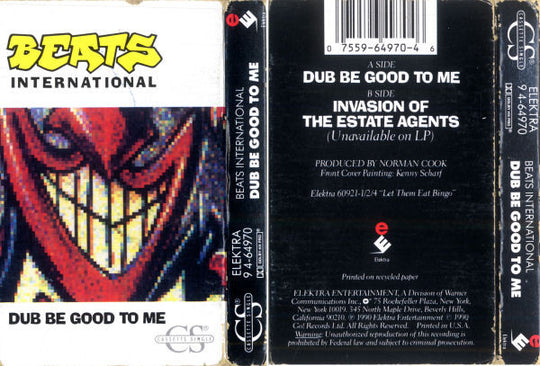 Beats International "Dub Be Good To Me" (Single)-Cassette Tapes-UnDigable Digs