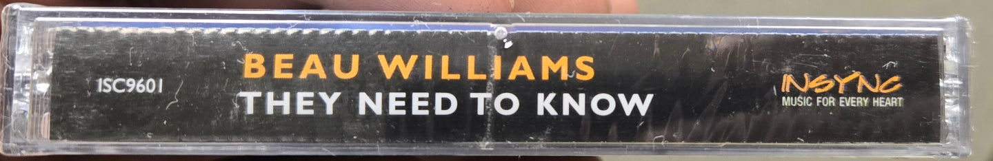 Beau Williams "They Need to Know"-Cassette Tapes-UnDigable Digs
