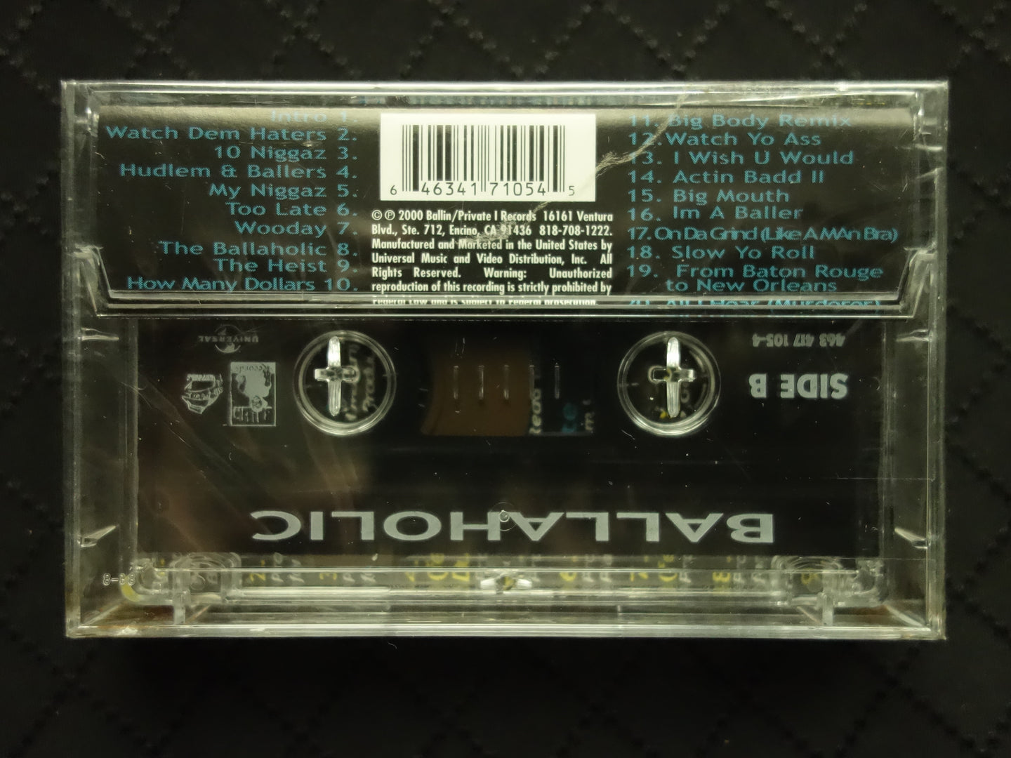 Beelow "Ballaholic"-Cassette Tapes-UnDigable Digs