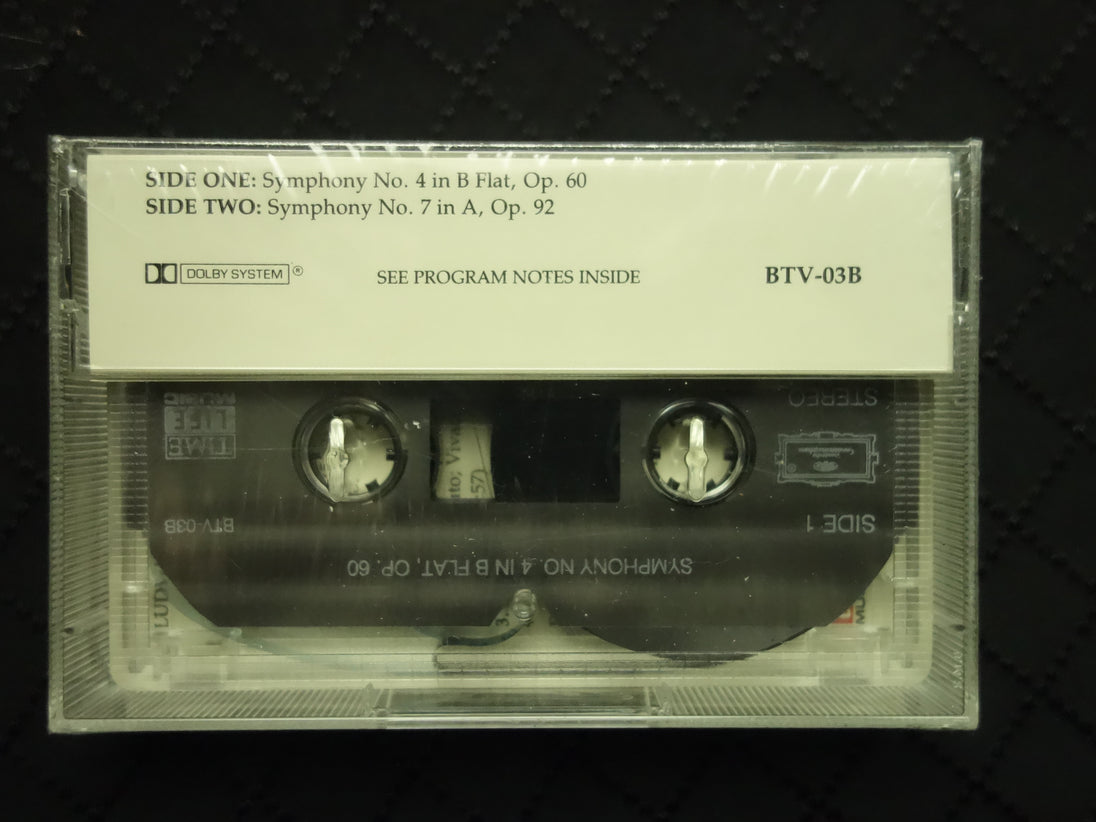 Beethoven "The Beethoven Collection: Symphonies Nos. 4,7"-Cassette Tapes-UnDigable Digs
