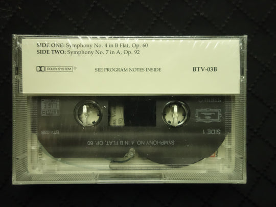 Beethoven "The Beethoven Collection: Symphonies Nos. 4,7"-Cassette Tapes-UnDigable Digs