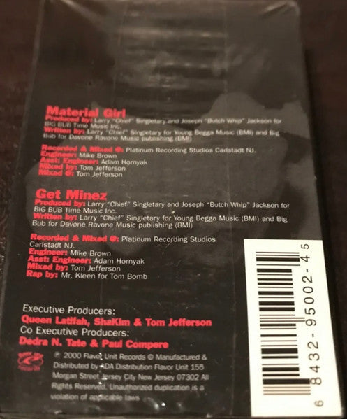 Big Bub "Material Girl" (Single)-Cassette Tapes-UnDigable Digs