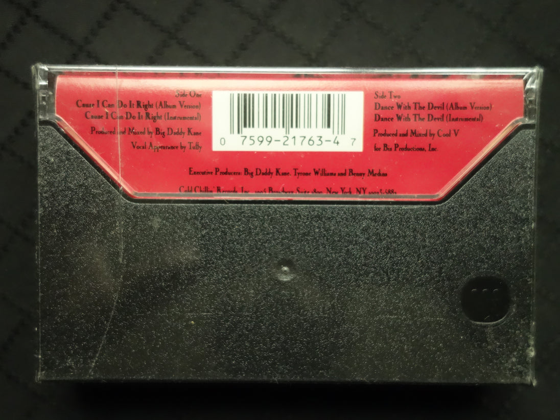 Big Daddy Kane "Cause I Can Do It Right" (Maxi-Single)-Cassette Tapes-UnDigable Digs