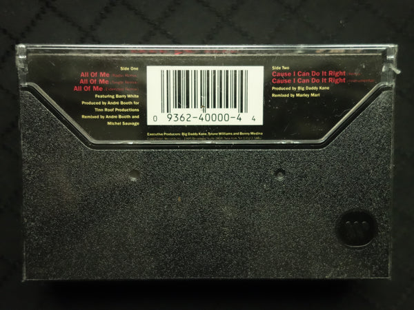 Big Daddy Kane Featuring Barry White "All Of Me" (Maxi-Single)-Cassette Tapes-UnDigable Digs