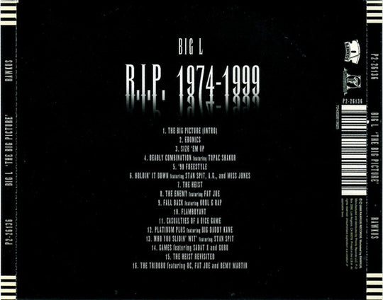 Big L "The Big Picture (1974 - 1999)" (CD)-CDs-UnDigable Digs