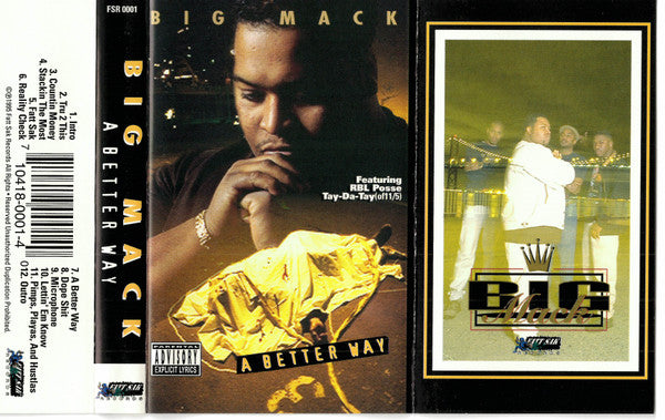 Big Mack "A Better Way"-Cassette Tapes-UnDigable Digs