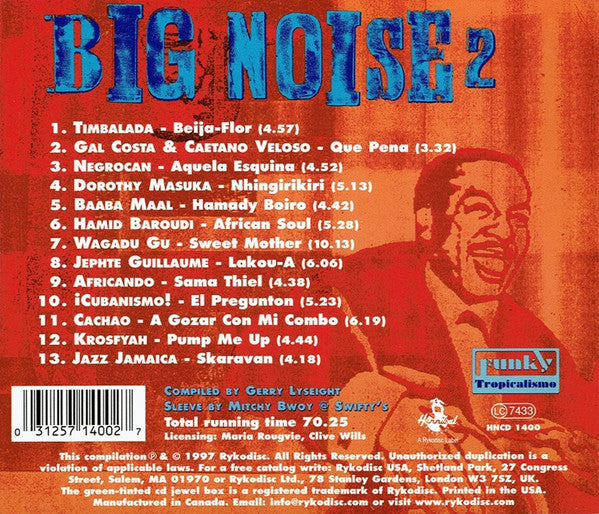 Big Noise 2: Another Mambo Inn Compilation (CD)-CDs-UnDigable Digs
