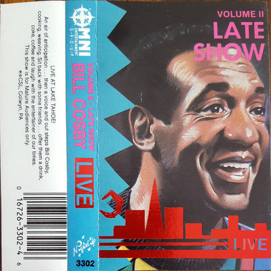 Bill Cosby "Volume II: Late Show (Live)"-Cassette Tapes-UnDigable Digs