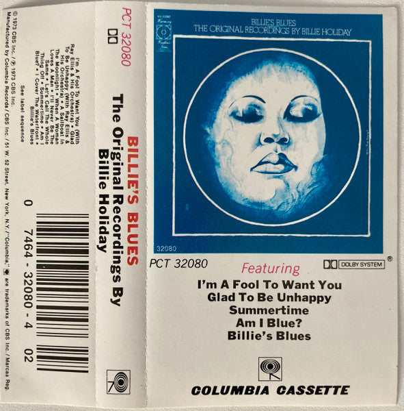 Billie Holiday "Billie's Blues (The Original Recordings By Billie Holiday)"-Cassette Tapes-UnDigable Digs