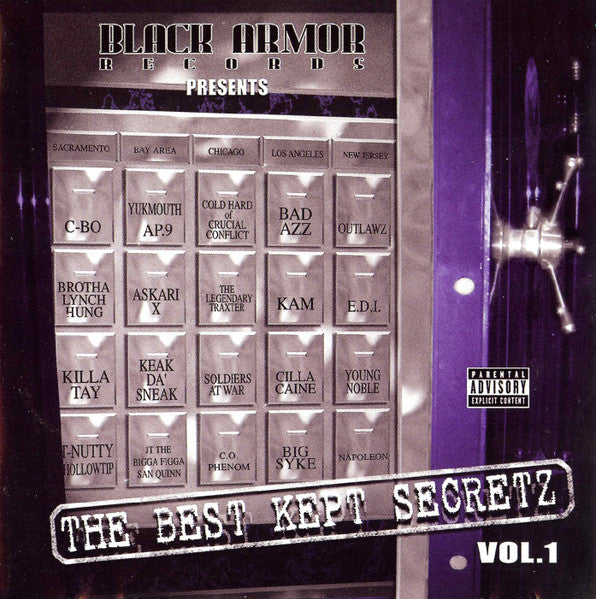 Black Armor Records Presents: The Best Kept Secretz Vol.1 (CD)-CDs-UnDigable Digs