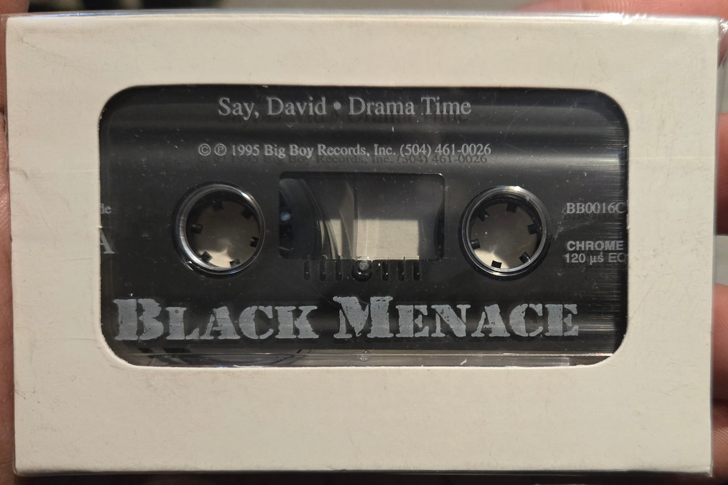 Black Menace "Say David" (Promo Single)-Cassette Tapes-UnDigable Digs