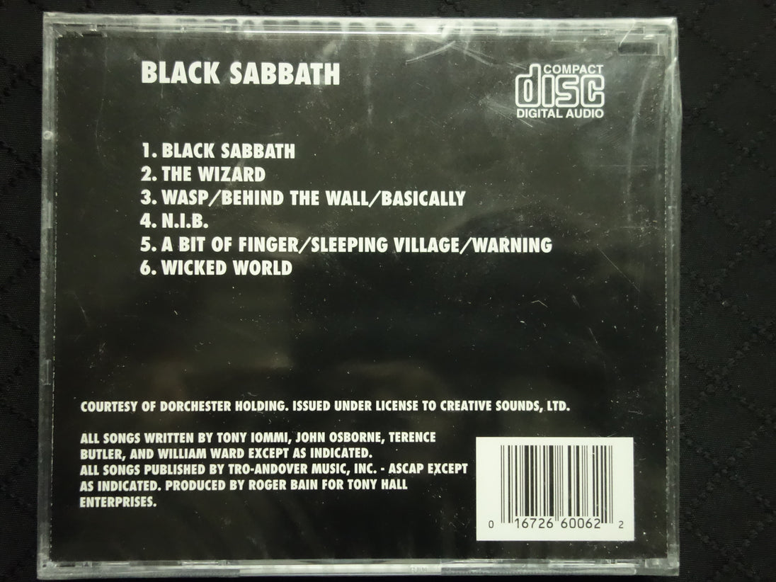 Black Sabbath "Black Sabbath" (CD)-CDs-UnDigable Digs