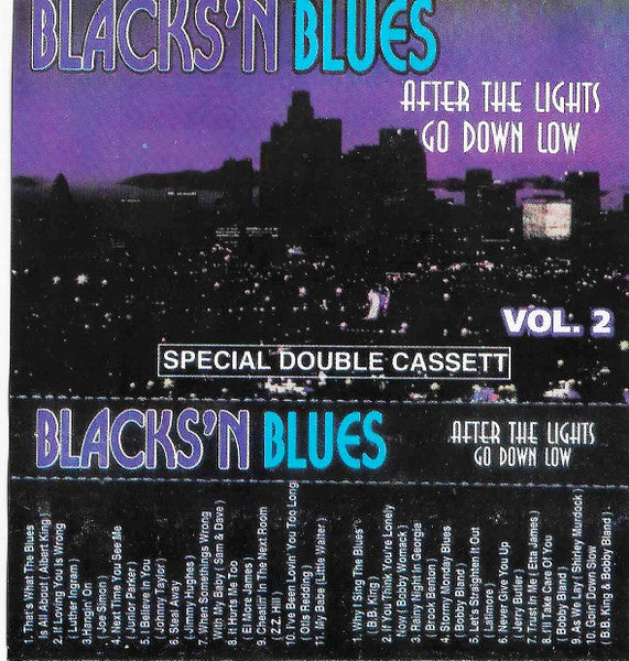 Blacks'N Blues "After The Lights Go Down Low (Vol. 2)"-Cassette Tapes-UnDigable Digs