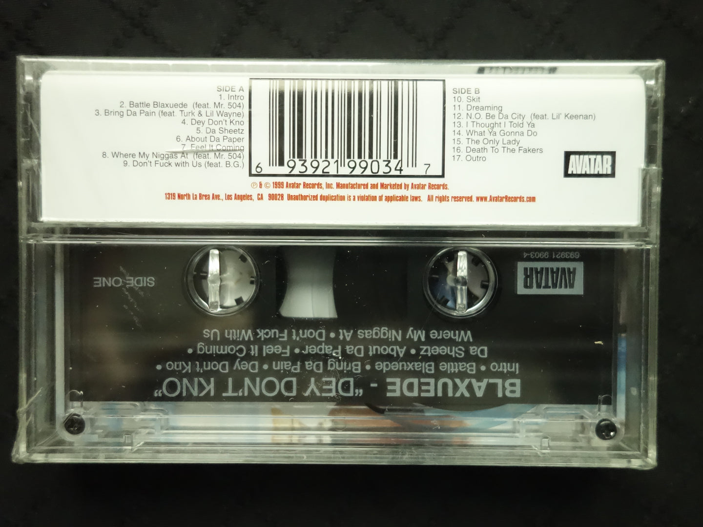 Blaxuede "Dey Don't Kno"-Cassette Tapes-UnDigable Digs