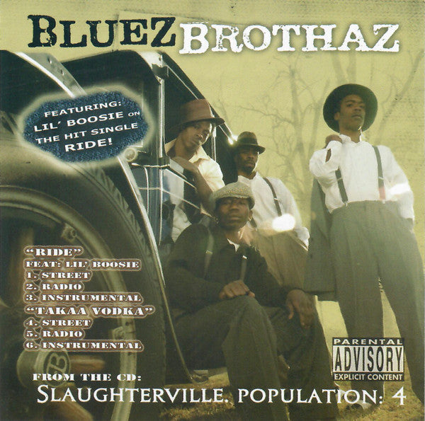 Bluez Brothaz "Ride / Takaa Vodka" (CD Single)-CDs-UnDigable Digs