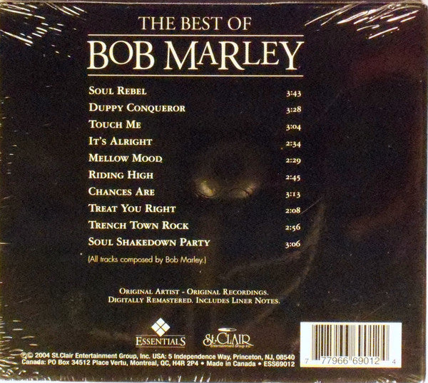 Bob Marley "The Best Of Bob Marley" (CD)-CDs-UnDigable Digs