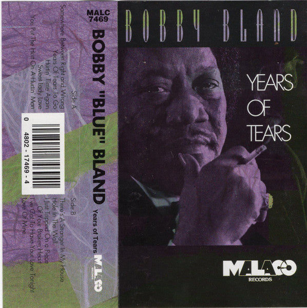 Bobby Bland "Years Of Tears"-Cassette Tapes-UnDigable Digs