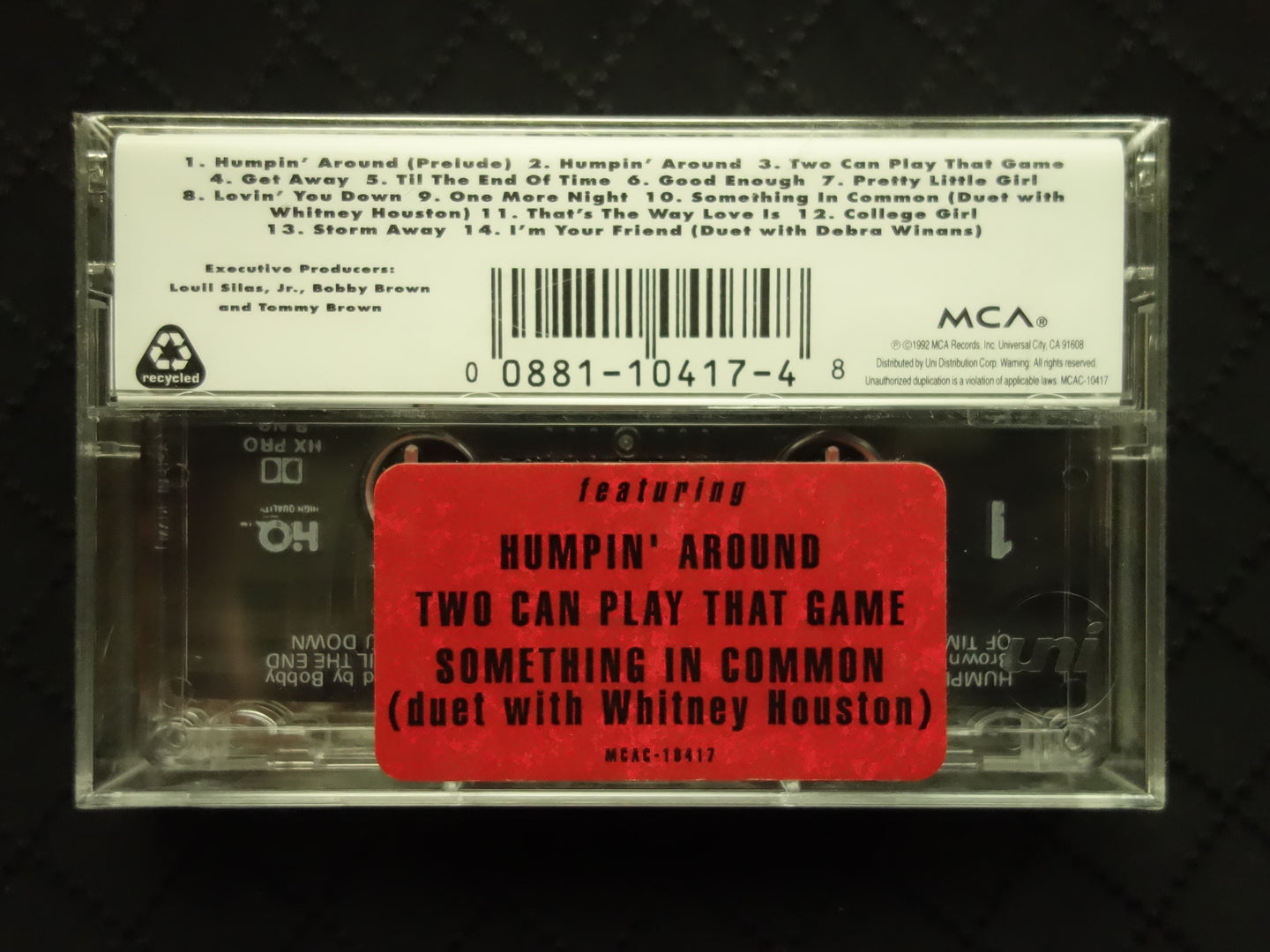 Bobby Brown "Bobby"-Cassette Tapes-UnDigable Digs