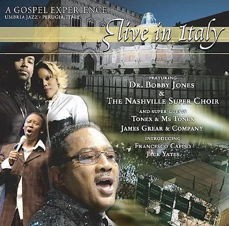 Bobby Jones "A Gospel Experience: Live in Italy" (CD)-CDs-UnDigable Digs