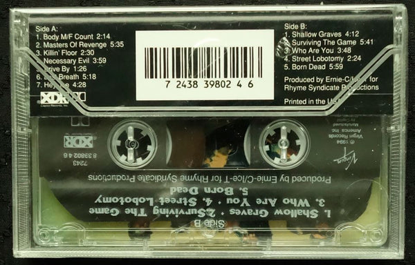 Body Count "Born Dead"-Cassette Tapes-UnDigable Digs