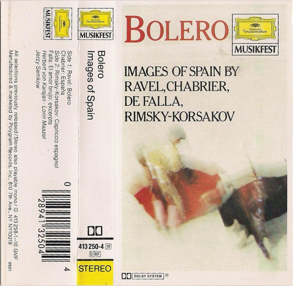 Bolero: Images Of Spain-Cassette Tapes-UnDigable Digs