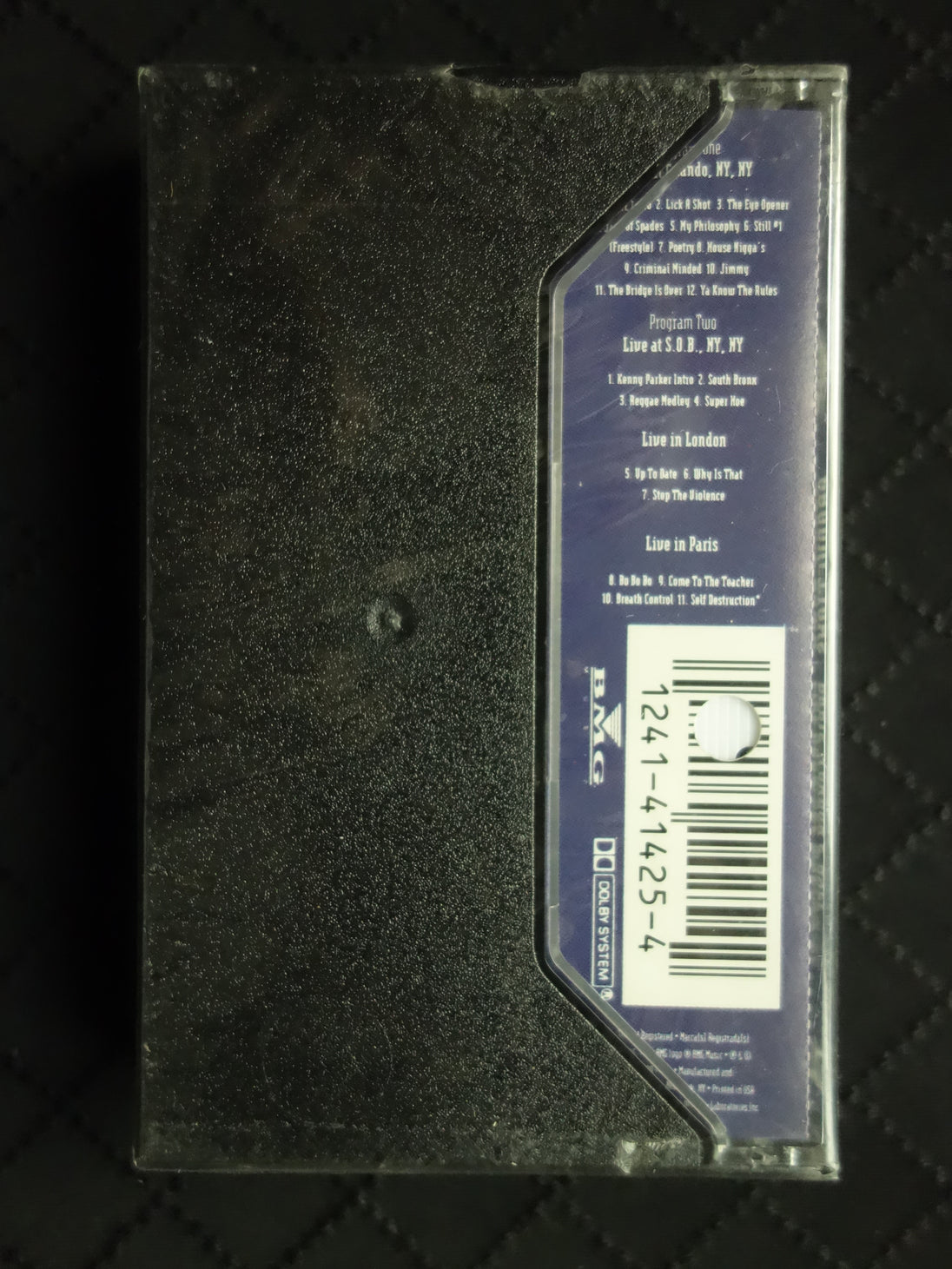 Boogie Down Productions "Live Hardcore Worldwide"-Cassette Tapes-UnDigable Digs