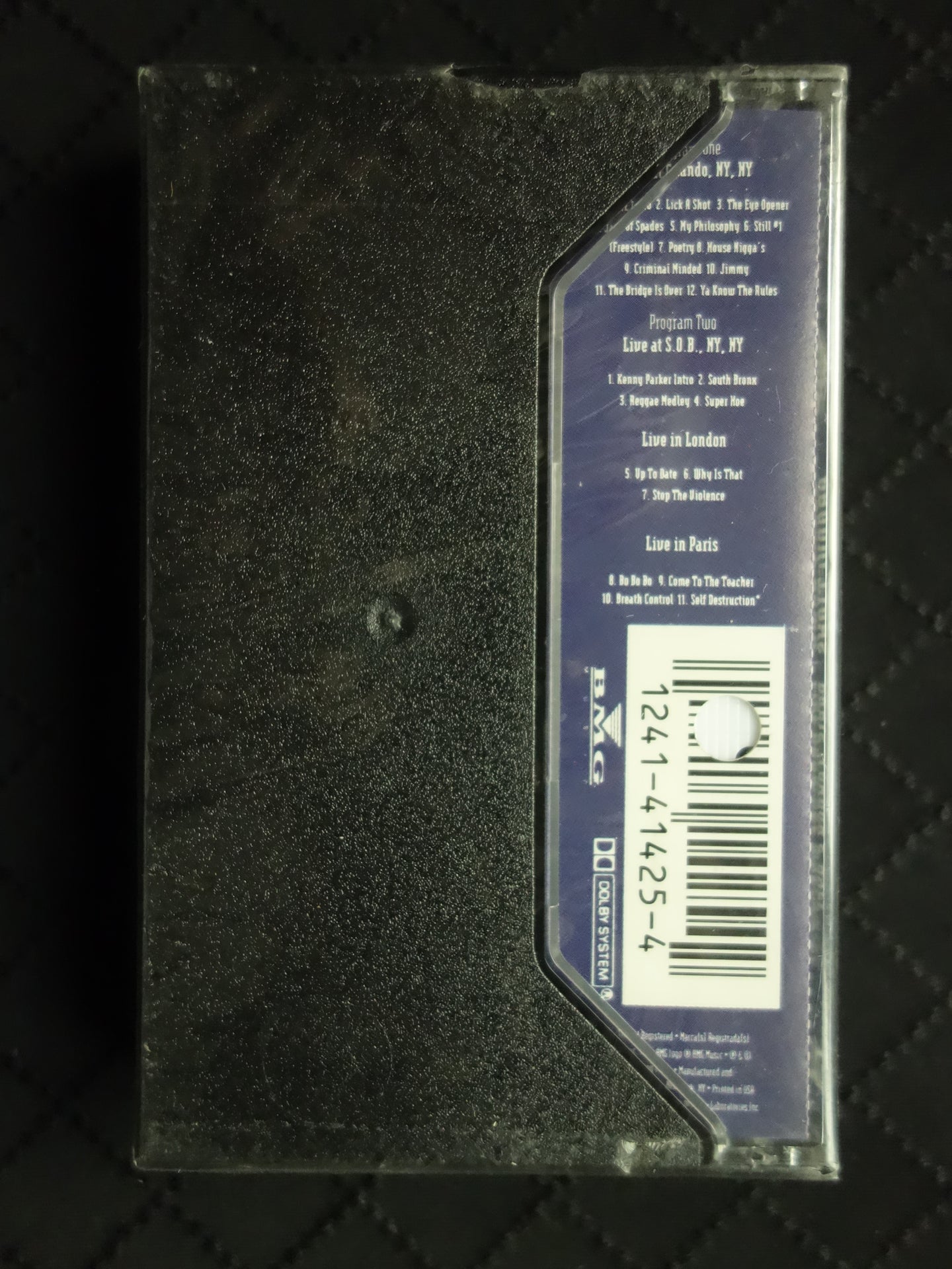 Boogie Down Productions "Live Hardcore Worldwide"-Cassette Tapes-UnDigable Digs