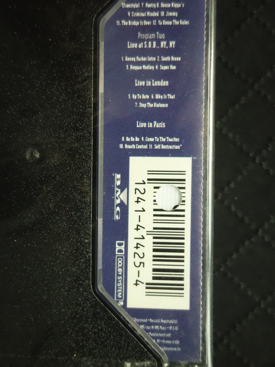 Boogie Down Productions "Live Hardcore Worldwide"-Cassette Tapes-UnDigable Digs