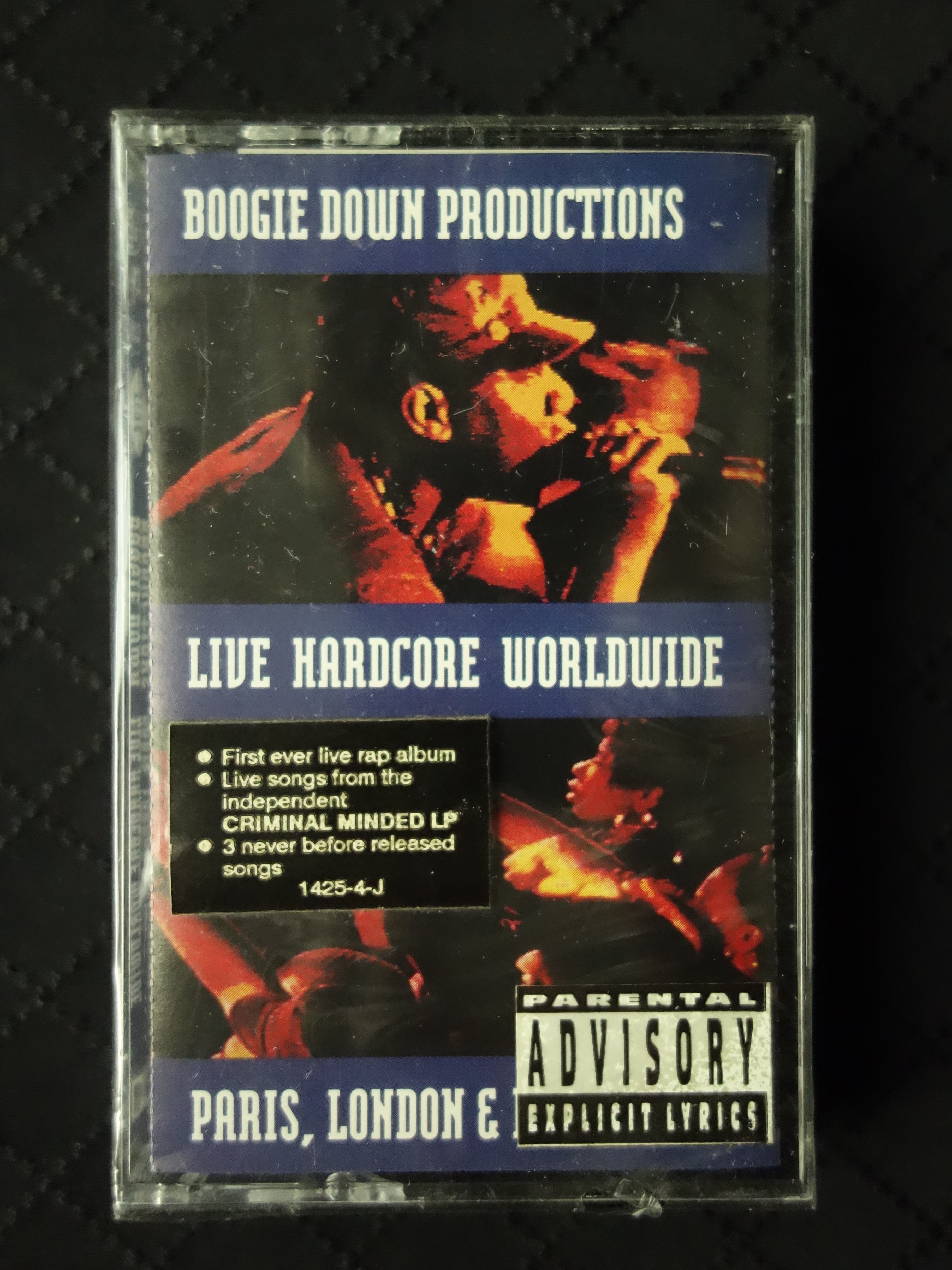Boogie Down Productions "Live Hardcore Worldwide"-Cassette Tapes-UnDigable Digs