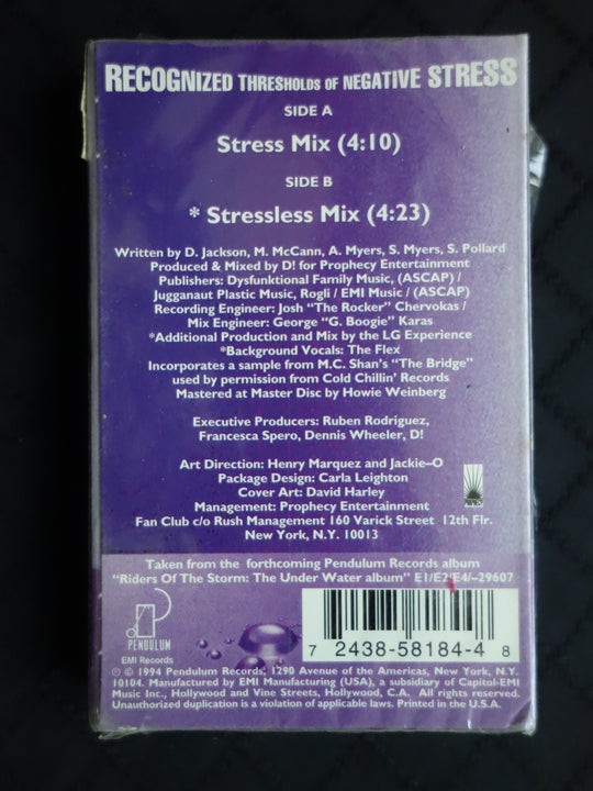 Boogiemonsters "Recognized Thresholds Of Negative Stress" (Single)-Cassette Tapes-UnDigable Digs