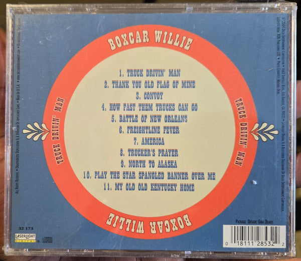 Boxcar Willie "Truck Drivin' Man" (CD)-CDs-UnDigable Digs