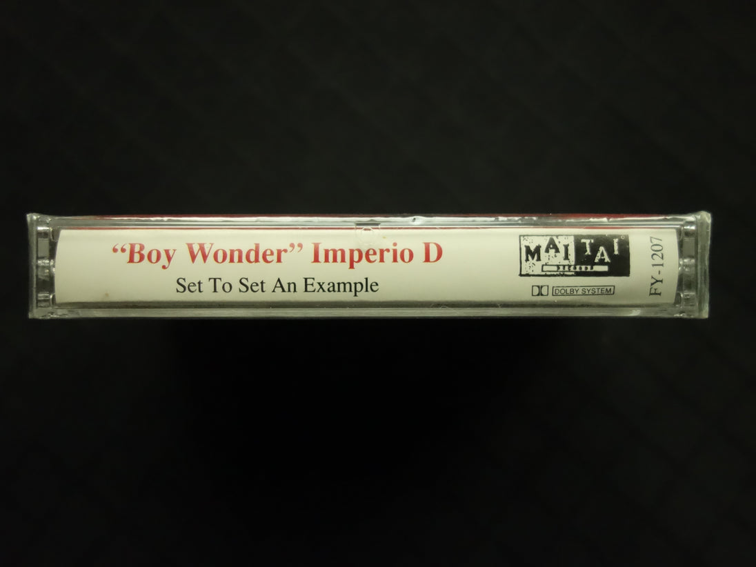 "Boy Wonder" Imperio D "Set To Set An Example"-Cassette Tapes-UnDigable Digs