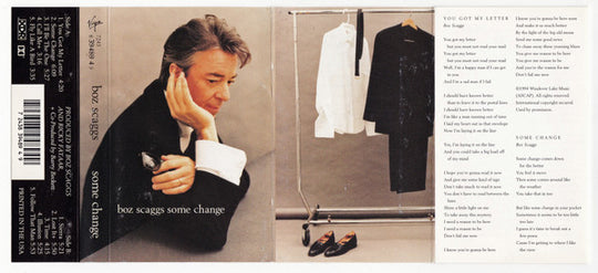 Boz Scaggs "Some Change"-Cassette Tapes-UnDigable Digs