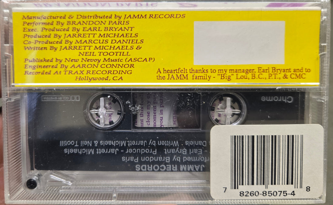 Brandon Paris "Paradise" (Single)-Cassette Tapes-UnDigable Digs