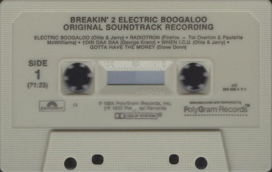 Breakin' 2: Electric Boogaloo (Original Soundtrack Recording)-Cassette Tapes-UnDigable Digs